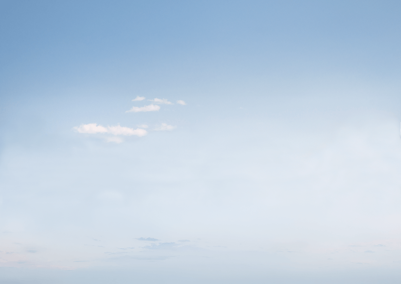 blue sky with a few clouds