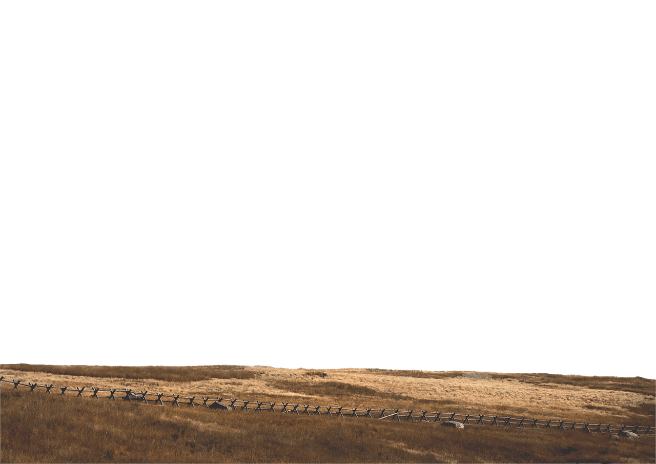 a stretch of fence-lined land in Bozeman, Montana